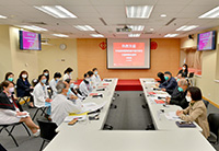 Mainland Chinese medicine expert group of Central Authorities discusses with Western medicine experts on critical paediatric cases and receives briefing on preparation progress of first CM hospital in Hong Kong (with photos)